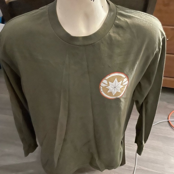 Men’s long sleeve shirt Marvel Captain America - Picture 1 of 3